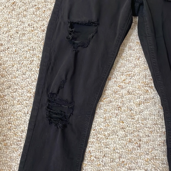 Topshop black ripped skinny jeans - Picture 5 of 8